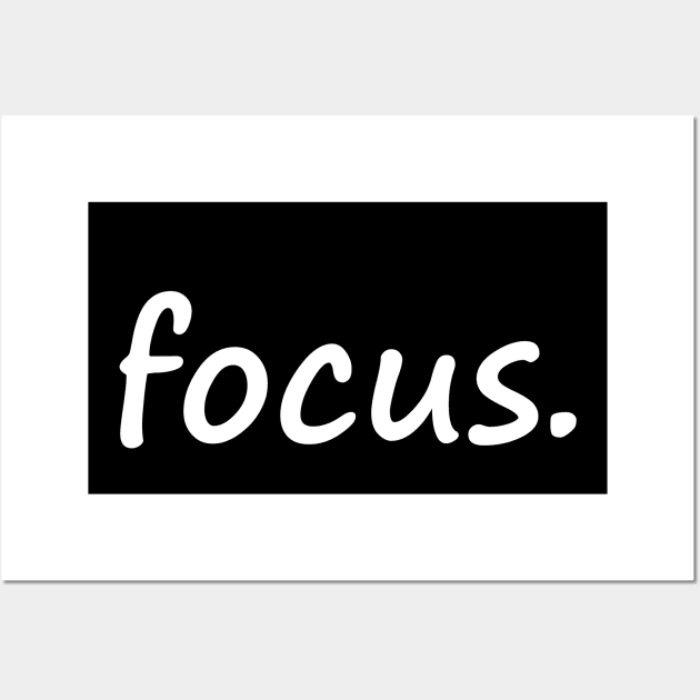 Focus Wall Art by DMJPRINT